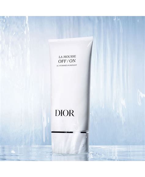 off on dior|DIOR La Mousse OFF/ON Foaming Face Cleanser, .